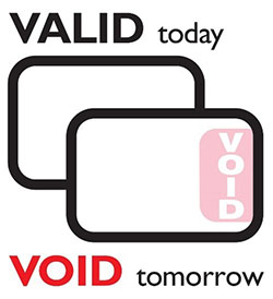 TAB-Expiring Visitor Badges are valid today, void tomorrow
