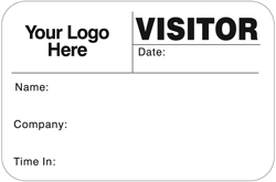 Visitor Badge #807F for business security