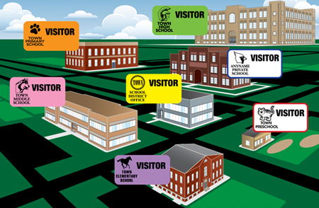 The Visitor Pass Registry Book improves school security in an affordable way