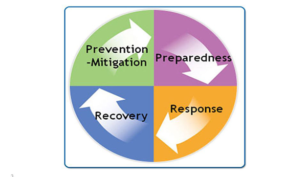 Four phases of school emergency management