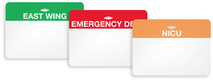 Color-coded Badge Tags by Floor