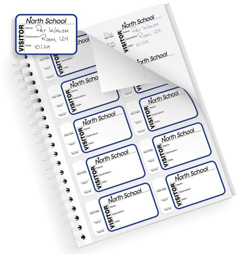 Visitor Pass Registry Book 