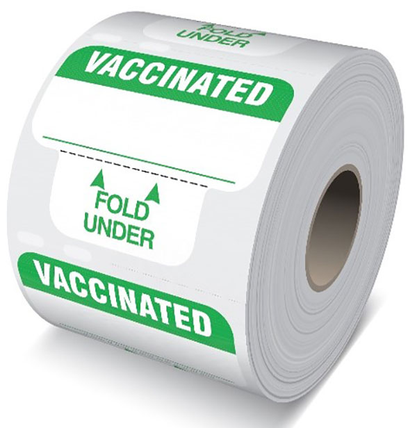 Expiring Vaccinated Sticker | Threshold