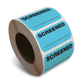 2" Screened Stickers (On A Roll)