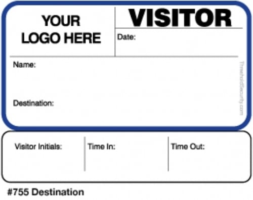 Custom Sign-Out Visitor Badges